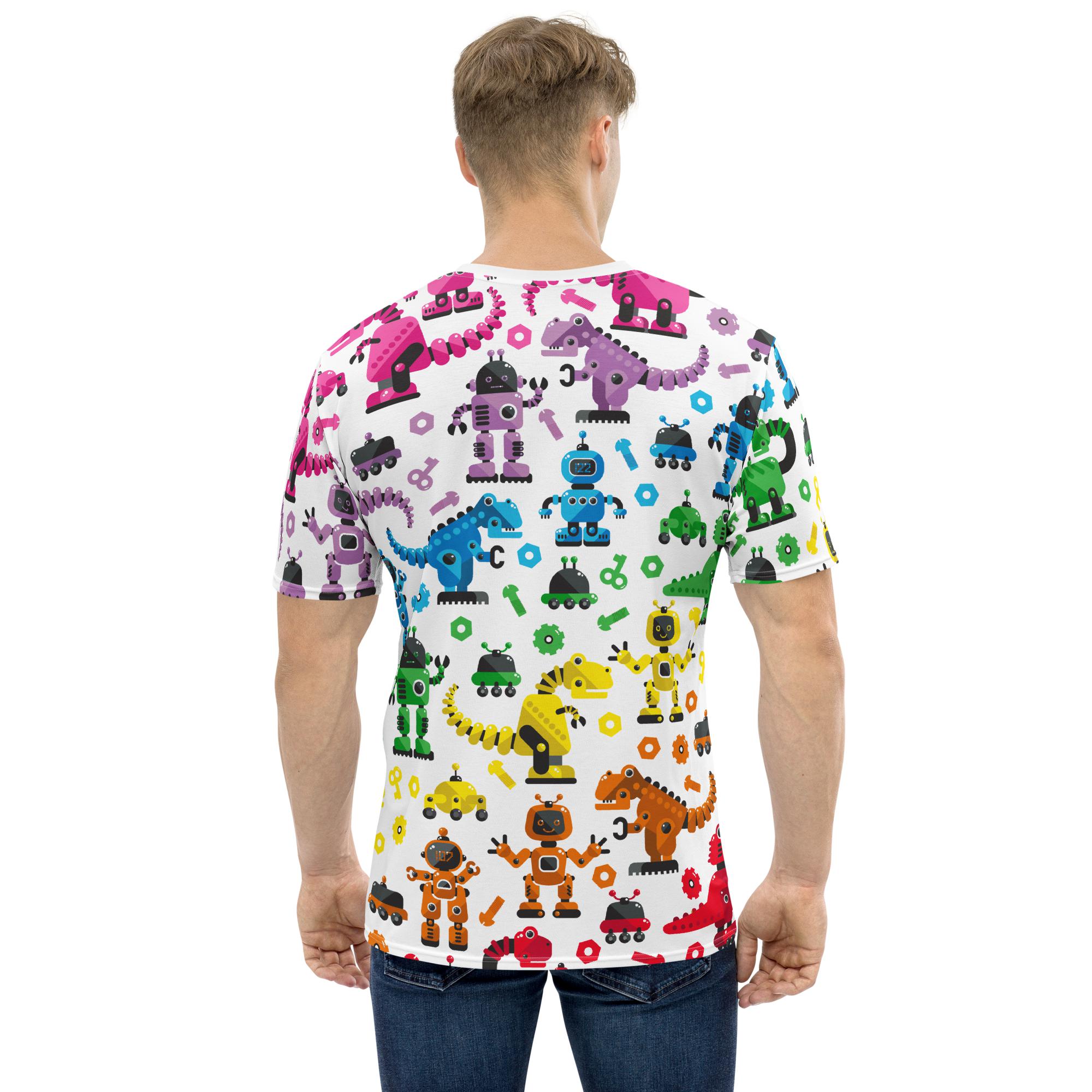 The Rainbow Robot Tee (Men's Short Sleeve)-Remy