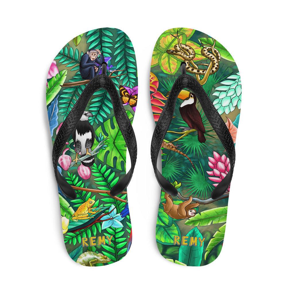 The Rainforest Flip Flops-Remy